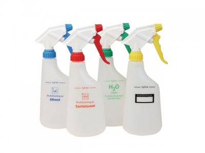 Sprayflaska Grön tom 'H2O'