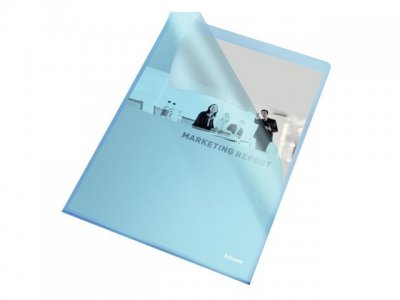 Aktmapp ESSELTE A4 0,11 blå 100/FP