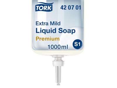 Tvål TORK Pre S1 extra mild vit 1000ml