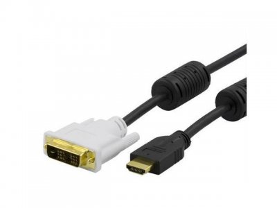 Kabel DELTACO HDMI-DVI Hane-Hane 1m