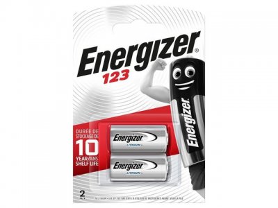 Batteri ENERGIZER Lithium Foto 123 2/FP