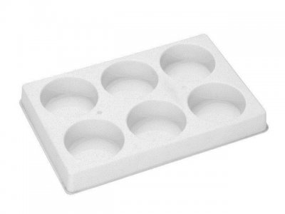 Plastpalett för 44mm färgblock 6/FP