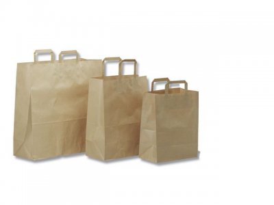 Bärkasse papper 44L brun 175/FP