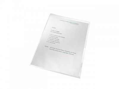 Mapp LEITZ Recycle PP A4 klar 25/FP