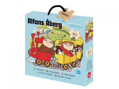 Träpussel Alfons Åberg KÄRNAN 30 bitar
