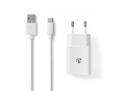 Laddare Vägg NEDIS 2.4 A USB-C 1m V