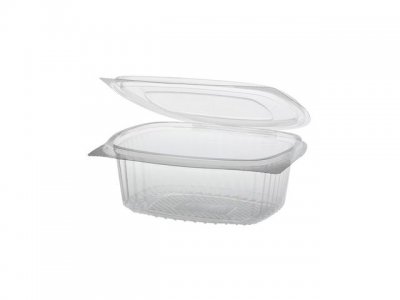 Salladsskål R-PET 500ml inkl. lock 50/F