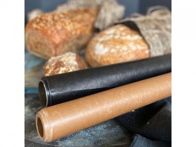 Presentpapper vax brun 5mx0,70m