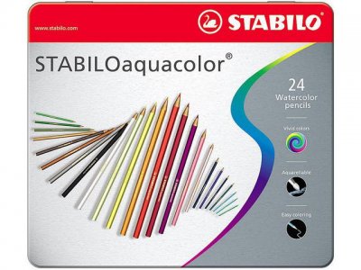 Färgpenna STABILO Akvarell 24/fp
