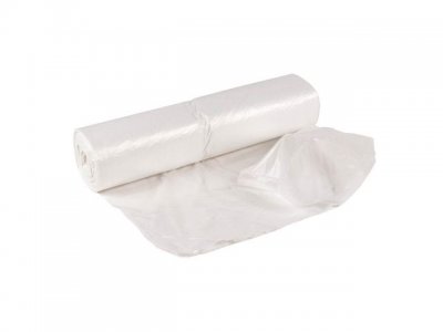 Papperskorgpåse HDPE 30L 8my vit 100/RL