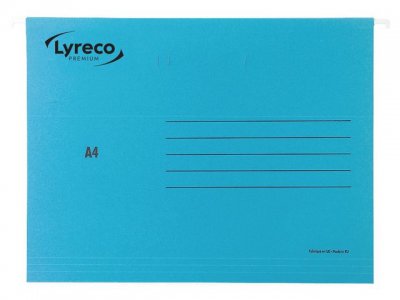Hängmapp LYRECO PREMIUM A4 blå 25/FP