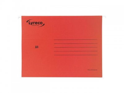 Hängmapp LYRECO PREMIUM A4 röd 25/FP