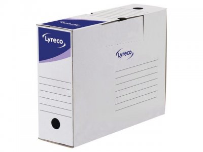 Arkivbox LYRECO manuell rygg 100mm