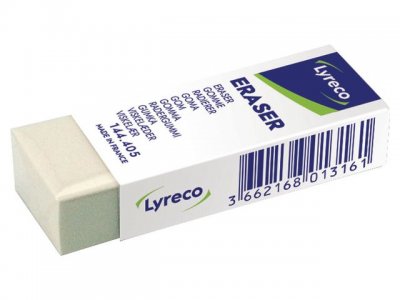 Radergummi LYRECO 62x22x12mm