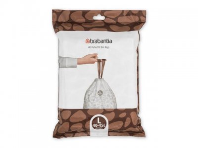 Avfallpåsar L Brabantia 40-45L 40/FP