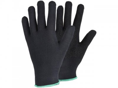 Bomullshandske TEGERA 925 svart S7