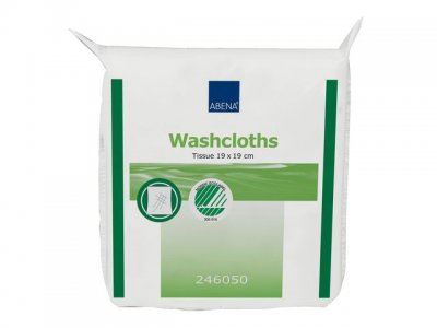 Tvättlapp tissue 3-lag 19x19cm 125/FP