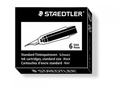 Bläckpatron STAEDTLER Svart 6/FP