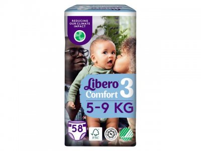 Blöja LIBERO Comfort S3 5-9kg 58/FP