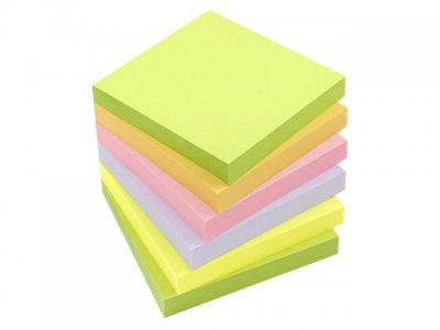 Notes LYRECO prem 75x75mm spring 6/FP