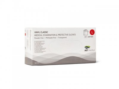 Vinylhandske PuderFtalatfri L 100/FP