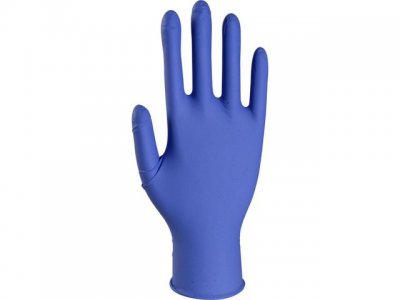 Nitrilhandske lång Classic L blå 100/FP