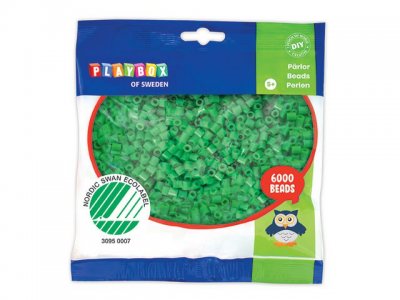 Pärlplatta liten rund 8,5cm diam 10/fp