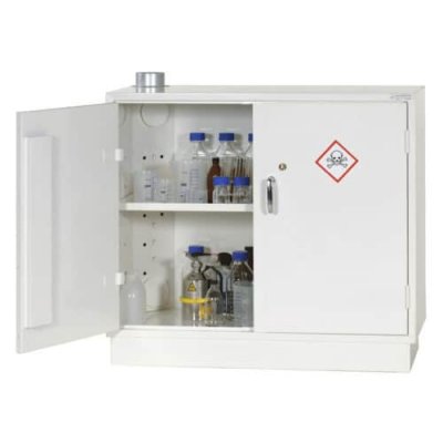 Brandisolerade Kemikalieskåp UTV. MÅTT: H895 x B1000 x D450 mm.