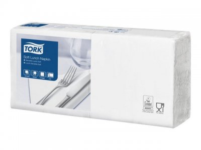 Lunchservett TORK Vit 1/8-vikt 150/FP