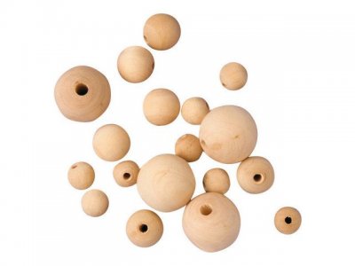 Träpärlor 10 mm 100/fp