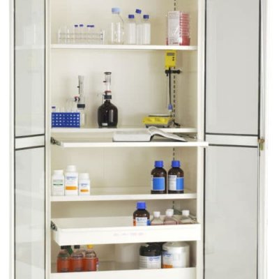 Miljöskåp MF4M H1975 x B1000 x D500 mm Glasdörrar