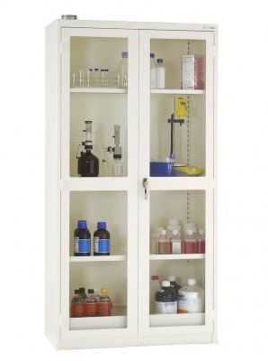 Miljöskåp MF4M H1975 x B1000 x D500 mm Glasdörrar